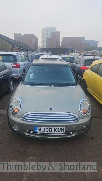 MINI COOPER AUTO CLUBMAN - WJ08 KUH