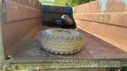Marston FF10L twin axle (12 tonne gross) tipping trailer c/w 3 spare wheels - 3