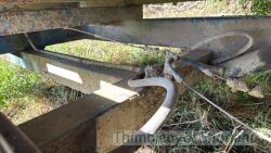 Marston FF10L twin axle (12 tonne gross) tipping trailer c/w 3 spare wheels - 10