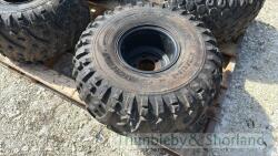 Set of 4 ATV wheels and tyres, AT25 x 13-9 (unused) - 2