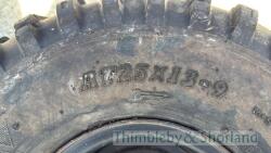 Set of 4 ATV wheels and tyres, AT25 x 13-9 (unused) - 6