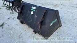 Albutt 54" front bucket, Quicke/Euro brackets, 0.75m3 capacity - 2