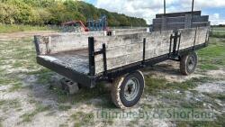 4 wheeled wooden trailer - 3
