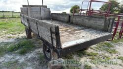 4 wheeled wooden trailer - 4