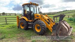 JCB 4CX Sitemaster Backhoe (2007) GN07 NDG, 1817 hours - with 4in1 bucket, forks and 4 buckets - 24