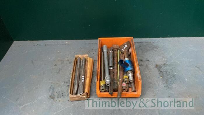 Breaker Tooth Module Breaker Points and Core Bit Adapters