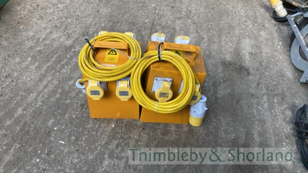 Two 16A Splitter Boxes