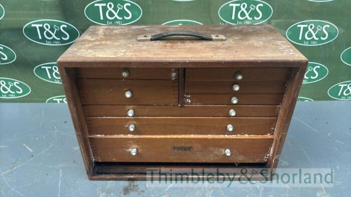 Engineers Tool Box With Contents