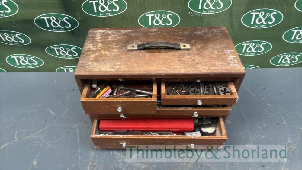 Engineers Tool Box With Contents