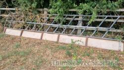 2 x 6m cattle feed barries