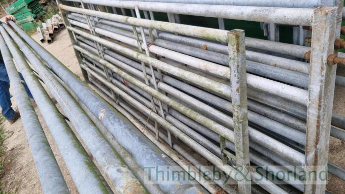 3m galvanised gate