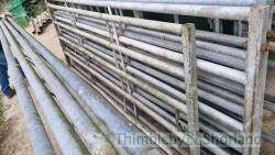 3m galvanised gate