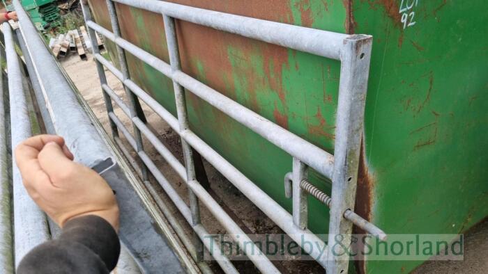 3.15m galvanised H.D gate