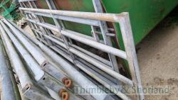 3.5m galvanised L.D. gate
