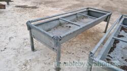 IAE 8' x 3' cattle feed trough