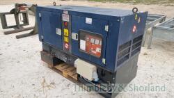 Scorpion DP222 22kva silent generator. Used on viewing day to run the tea wagon