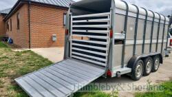 Ifor Williams TA51093 triaxle livestock trailer, 14'x6' (2012) - 5
