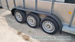 Ifor Williams TA51093 triaxle livestock trailer, 14'x6' (2012) - 9