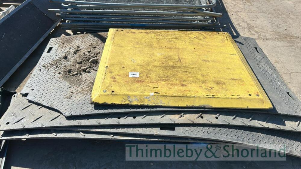 Trench covers and ground protection boards