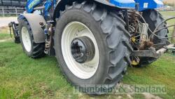 New Holland TS120 Tractor with 750TL foreloader (2020) RX20 CWT, 1354 hours, 40k box. Electro Command. Front tyres 440/60 R28 & rear tyres 540/65 R38. - 10