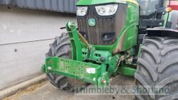 John Deere 6190R Tractor (2012) 5917 hours, front linkage - 3